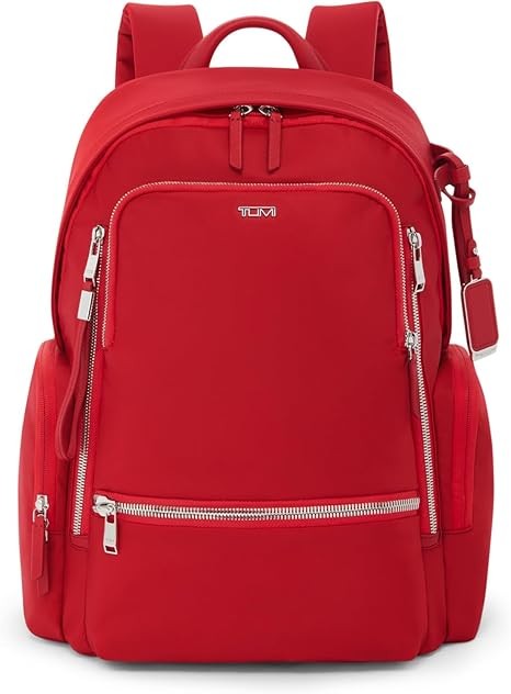 TUMI - Voyageur Celina Backpack - Women's Work and Travel Bag - 16.0" X 10.6" X 6.5" - Holds Up to 16" Laptop - Red